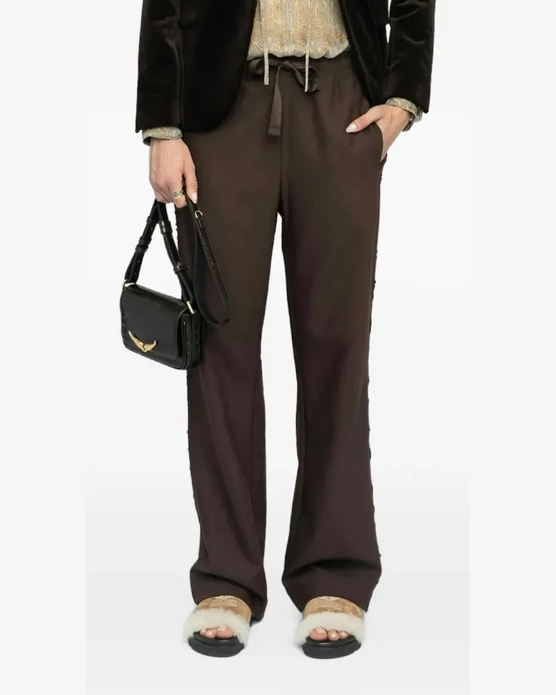 Zadig & Voltaire Evy Hose mit Kordelzug - Braun Braun