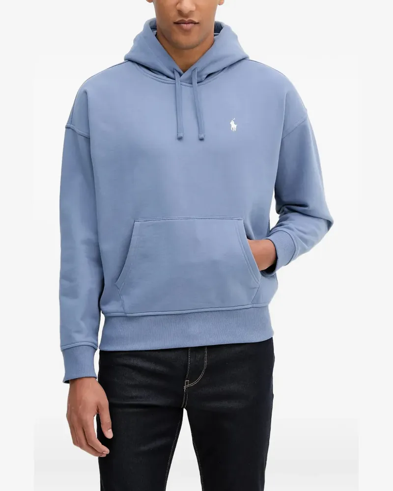 Ralph Lauren drawstring logo hoodie - Blau Blau