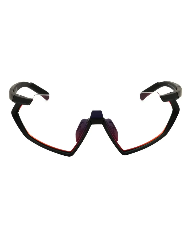 adidas SP0041 shield-frame sunglasses - Schwarz Schwarz