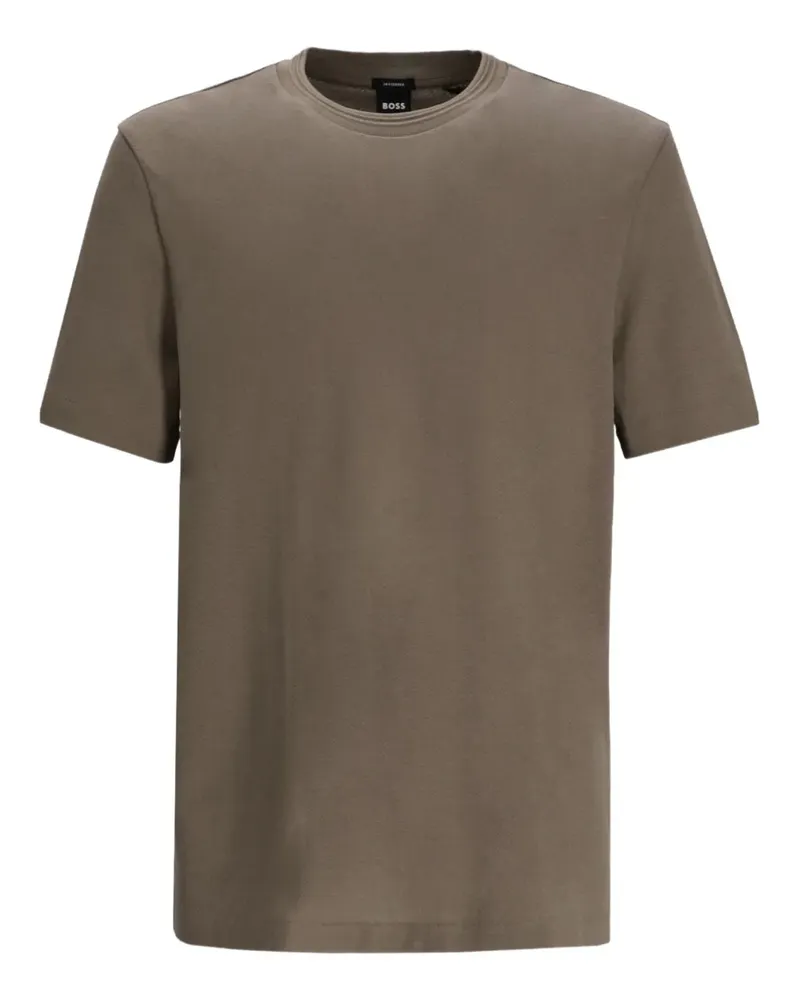 HUGO BOSS T-Shirt mit rundem Ausschnitt - Braun Braun