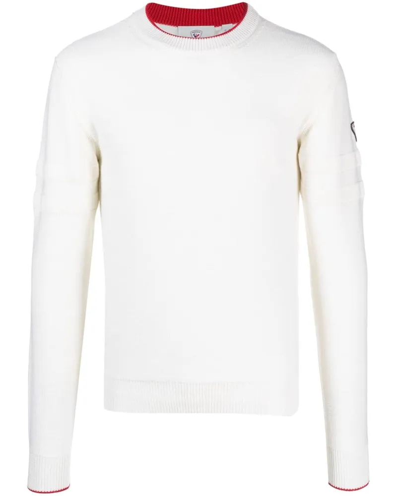 Rossignol Gestreifter Pullover - Weiß Weiß