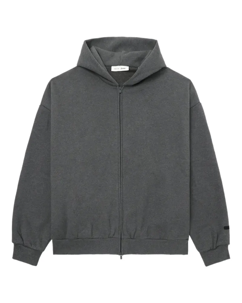 Fear of God Kapuzenjacke mit Logo-Prägung - Grau Grau