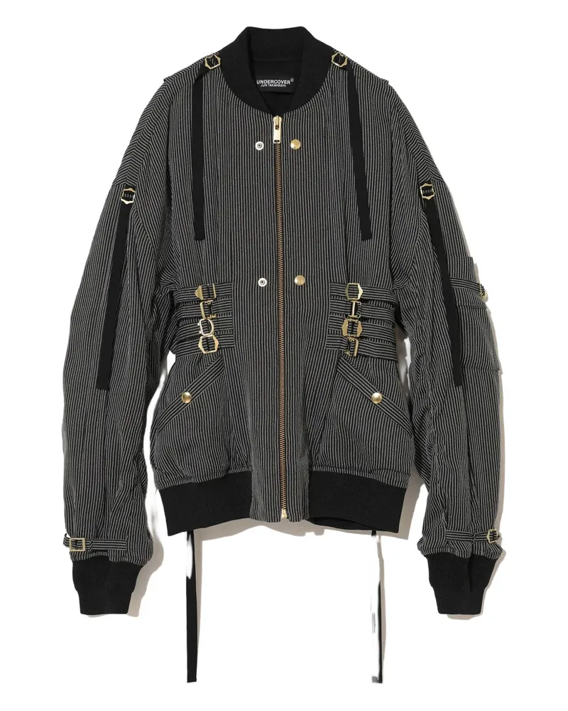 Undercover Bomberjacke mit Nadelstreifen - Schwarz Schwarz