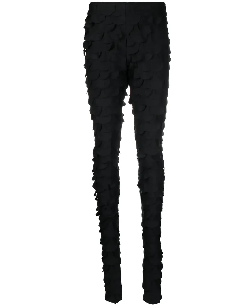 Comme des Garçons Hose im Layering-Look - Schwarz Schwarz