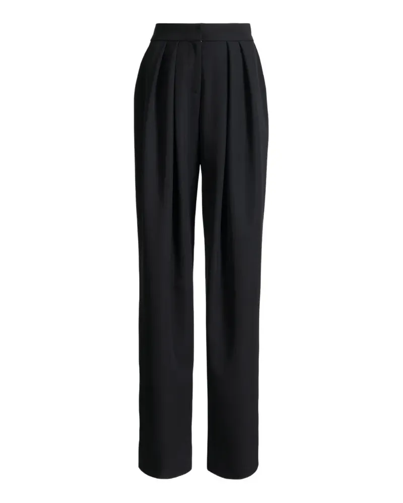 Balmain Hose aus Grain de Poudre - Schwarz Schwarz
