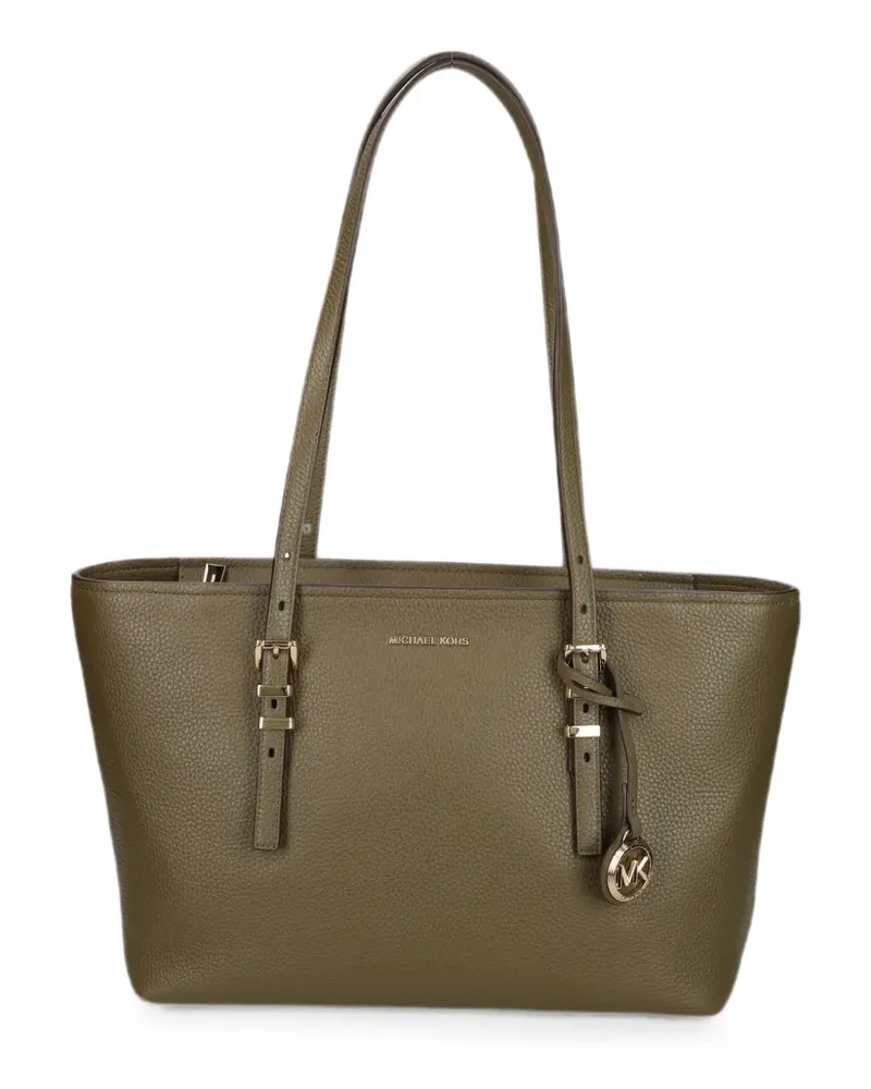 Michael Kors Schnallen-Tote Bag mit Logo-Schild - Grün Grün