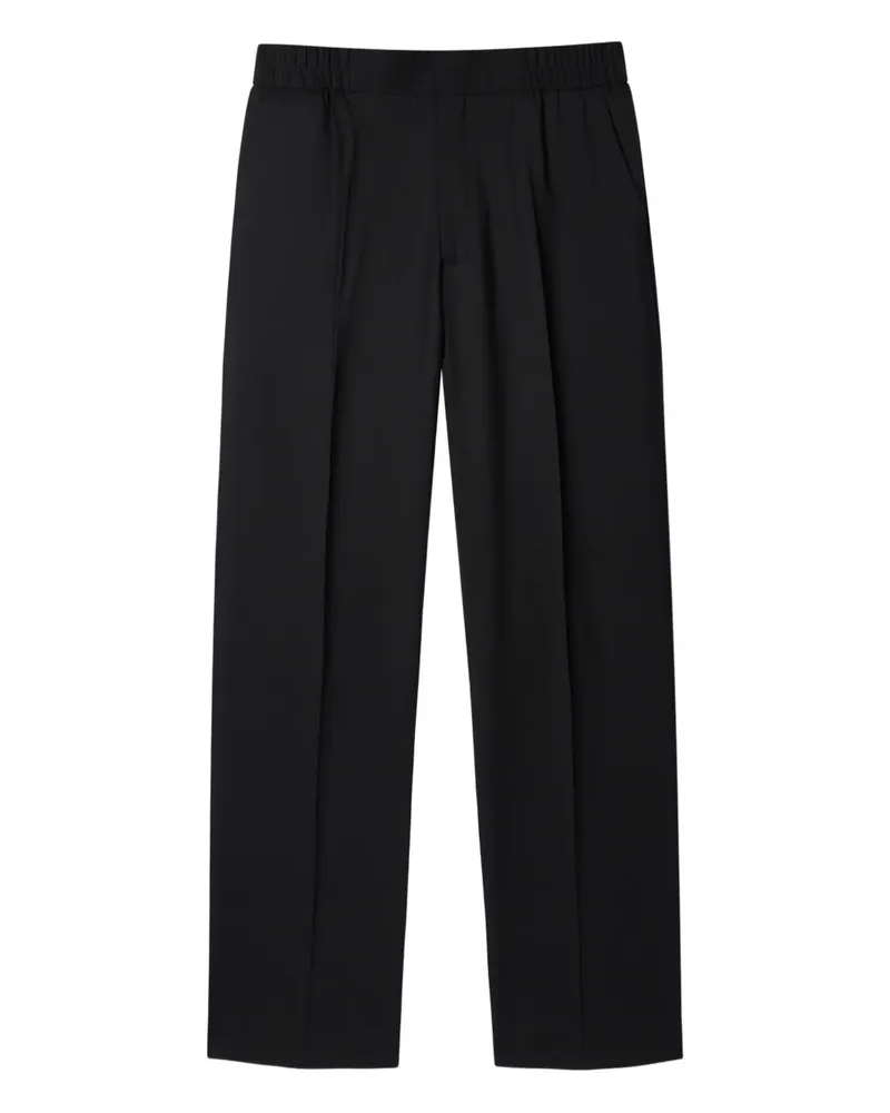 Paul Smith Hose mit elastischem Bund und verdecktem Verschluss - Schwarz Schwarz