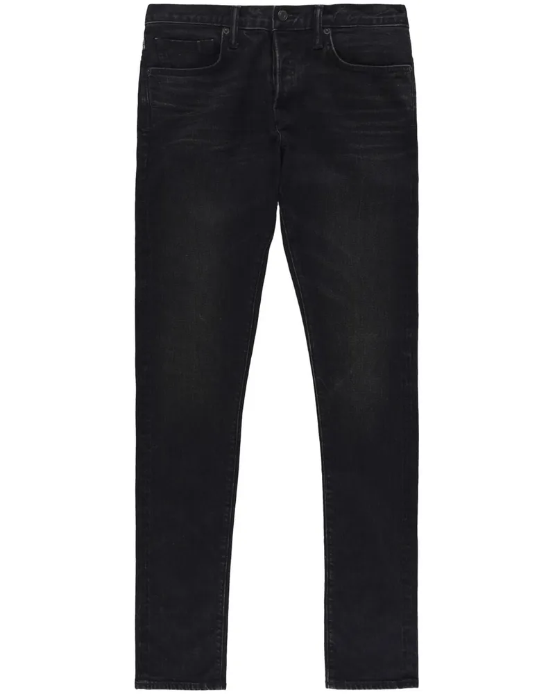 Tom Ford Schmale Jeans Schwarz