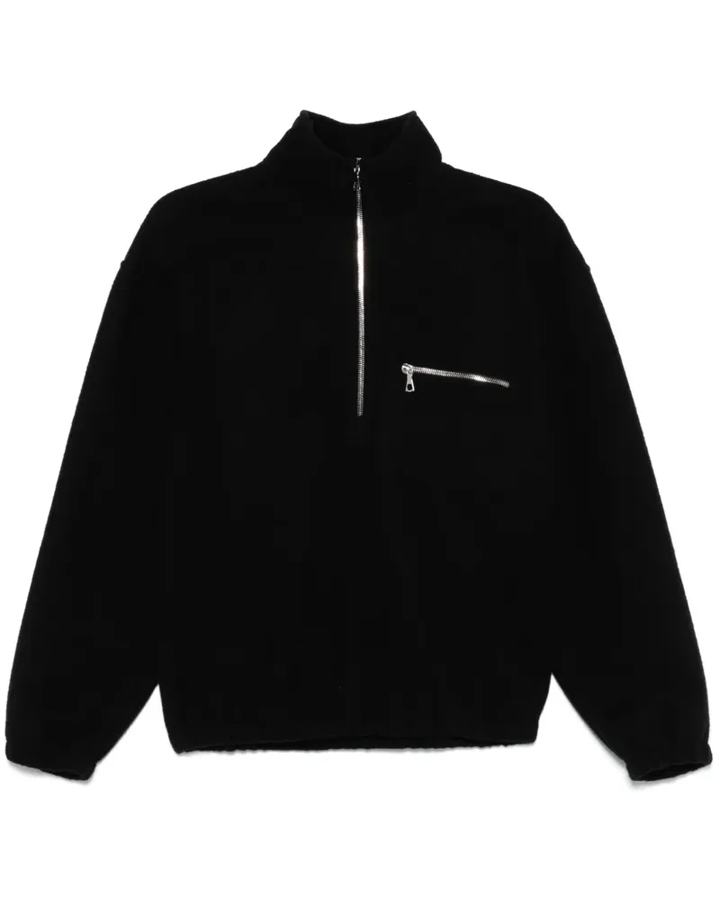 Rier Sweatshirt aus Fleece - Schwarz Schwarz
