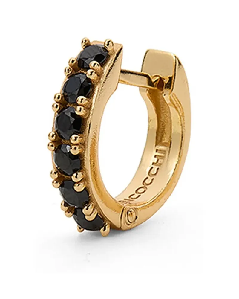 Emanuele Bicocchi Creole mit Logo-Gravur - Gold Gold