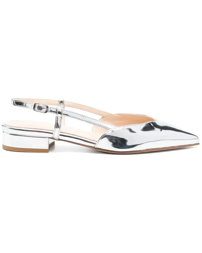 Anna F. Pumps mit spitzer Kappe - Silber Silber