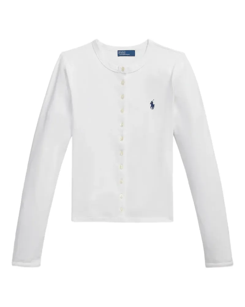 Ralph Lauren Bluse mit Logo-Stickerei - Weiß Weiß
