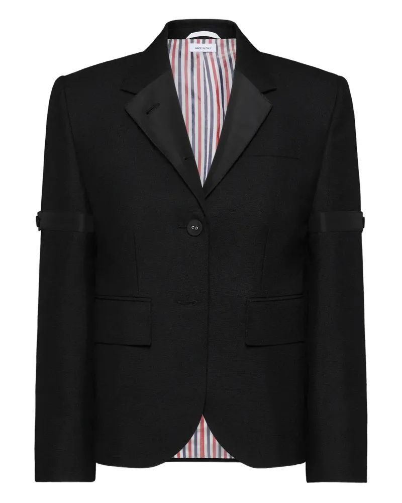 Thom Browne button blazer - Schwarz Schwarz