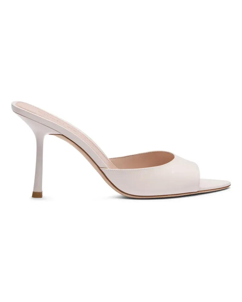 Stuart Weitzman Lexington Sandalen aus Lackleder - Weiß Weiß