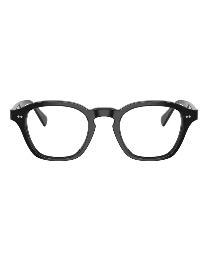 Oliver Peoples Eyles-R Brille mit geometrischem Gestell - Schwarz Schwarz