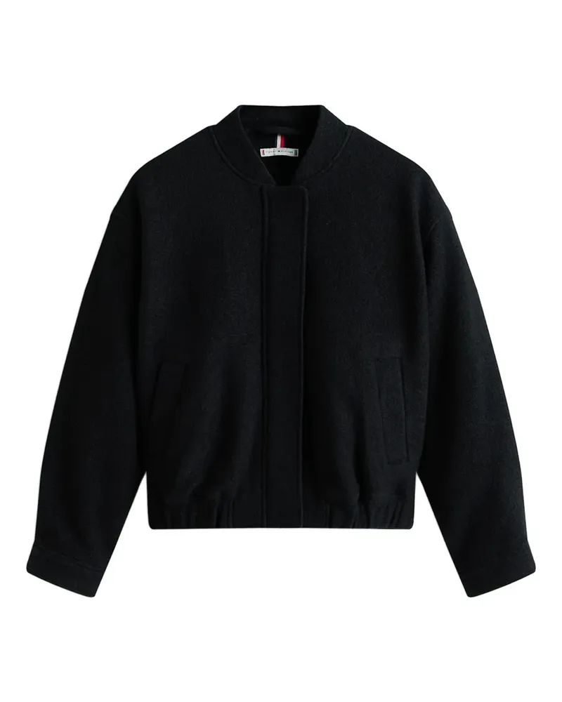 Tommy Hilfiger Bomberjacke mit Reißverschluss - Schwarz Schwarz