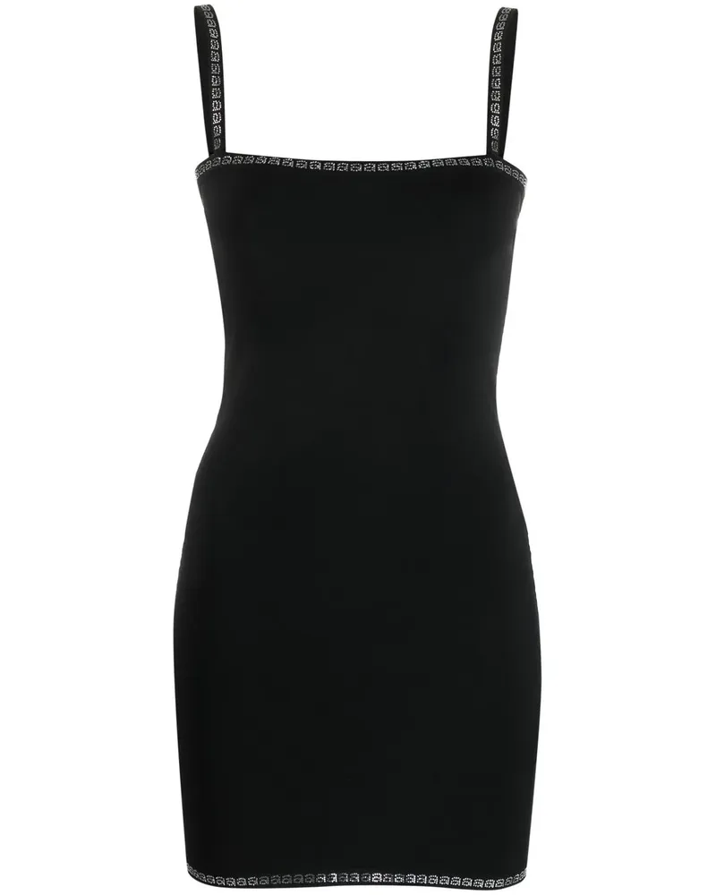 Alexander Wang Minikleid mit Kristallen - Schwarz Schwarz