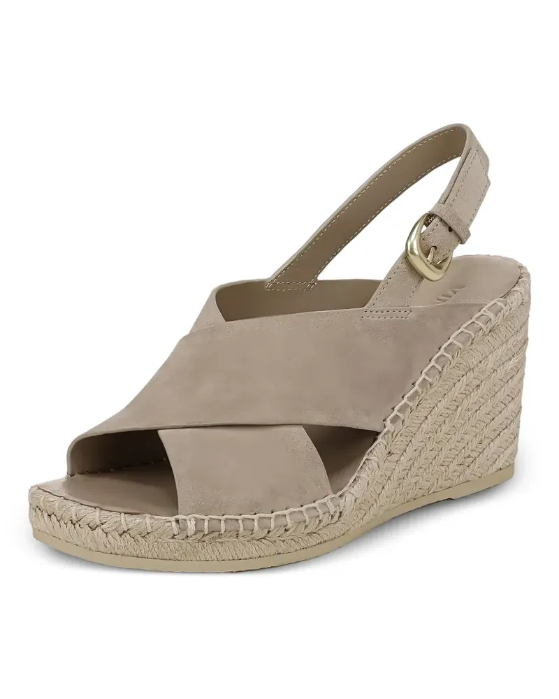 Vince Georgia crossover espadrille sandals - Nude Nude
