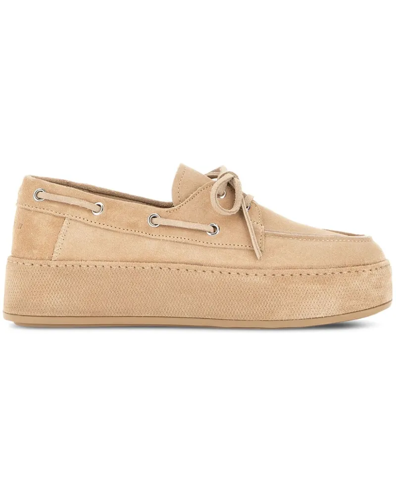 Hogan Loafer aus Wildleder - Nude Nude