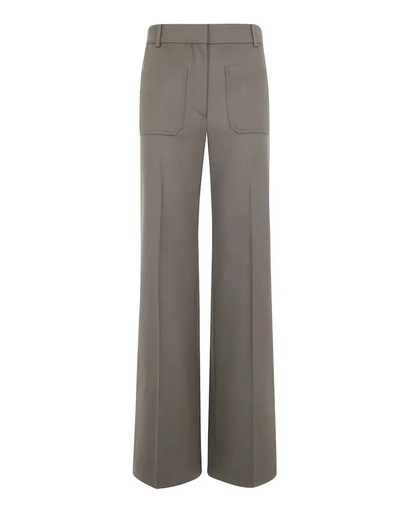 Victoria Beckham Ausgestellte Hose - Grau Grau