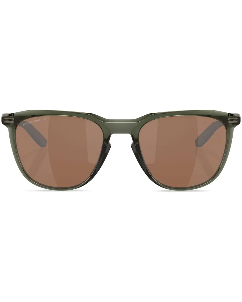 Oakley Sonnenbrille mit eckigem Gestell - Grün Grün