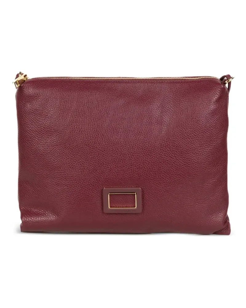 MARC ELLIS Clutch mit Zip-Schild - Rot Rot