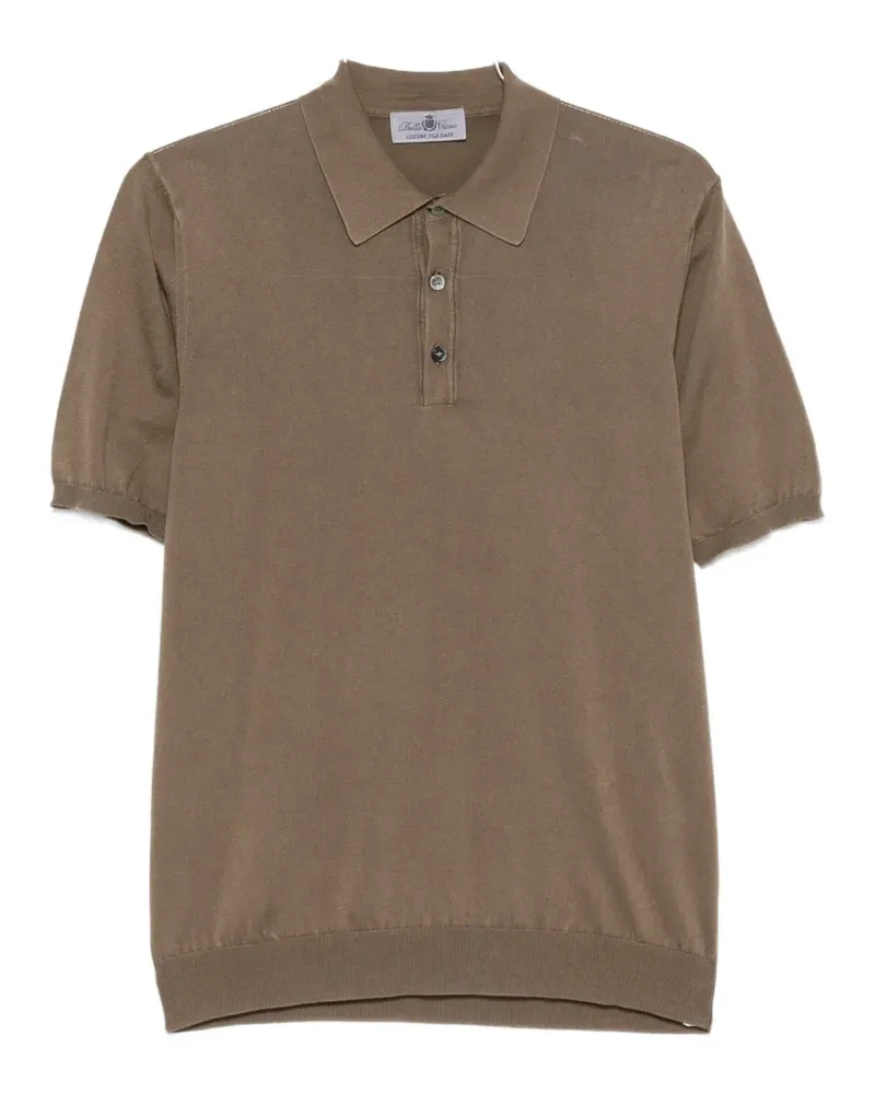 Della Ciana short-sleeve polo shirt - Braun Braun