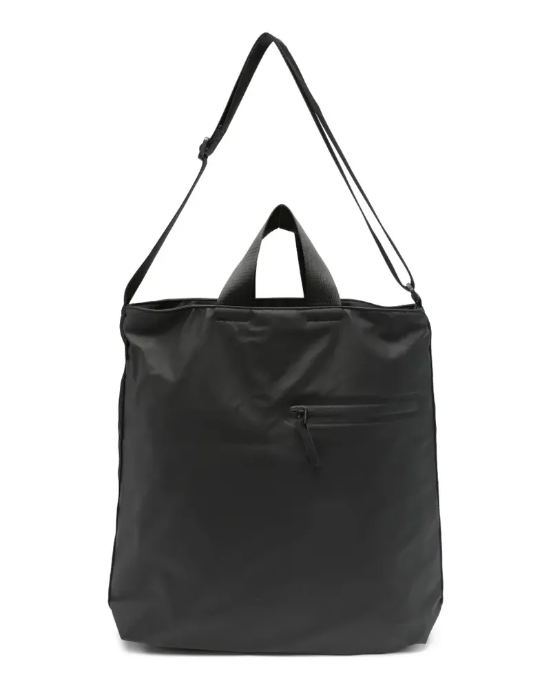 RAINS zip-pocket tote bag - Schwarz Schwarz