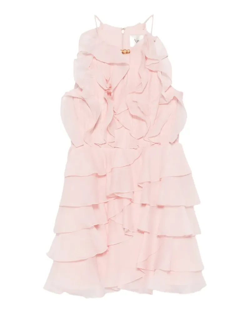 Aje. Cleo ruffled mini dress - Rosa Rosa