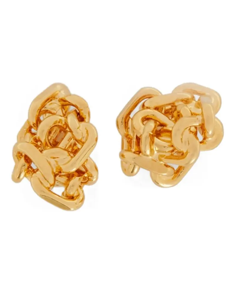 Jil Sander Ohrringe mit Knoten - Gold Gold