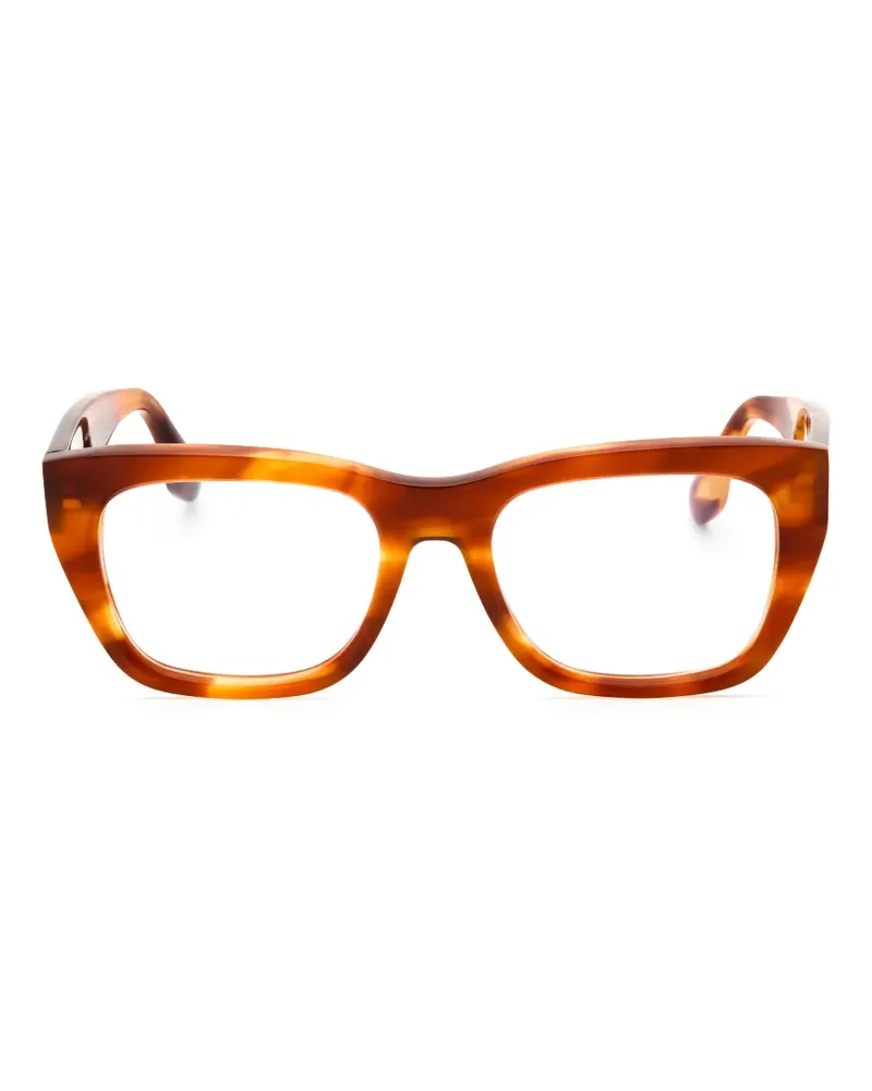 Victoria Beckham Brille mit eckigem Gestell - Braun Braun