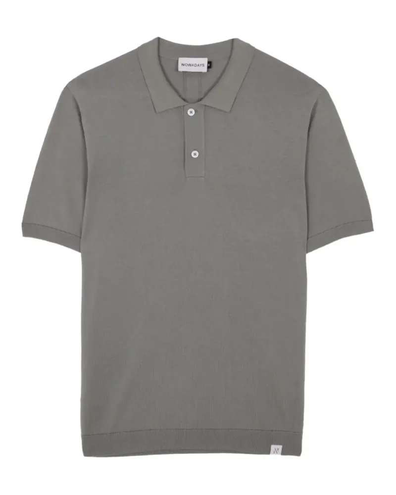 Nowadays short-sleeve polo shirt - Grau Grau