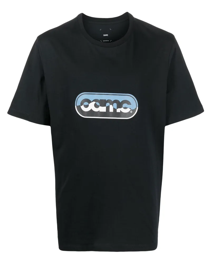 OAMC T-Shirt mit Logo-Print Schwarz