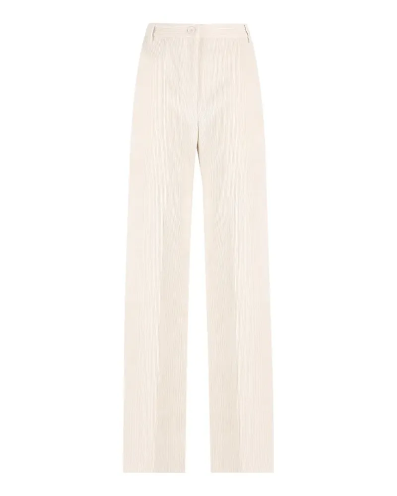 Herno Straight-Leg-Hose aus Cord - Nude Nude