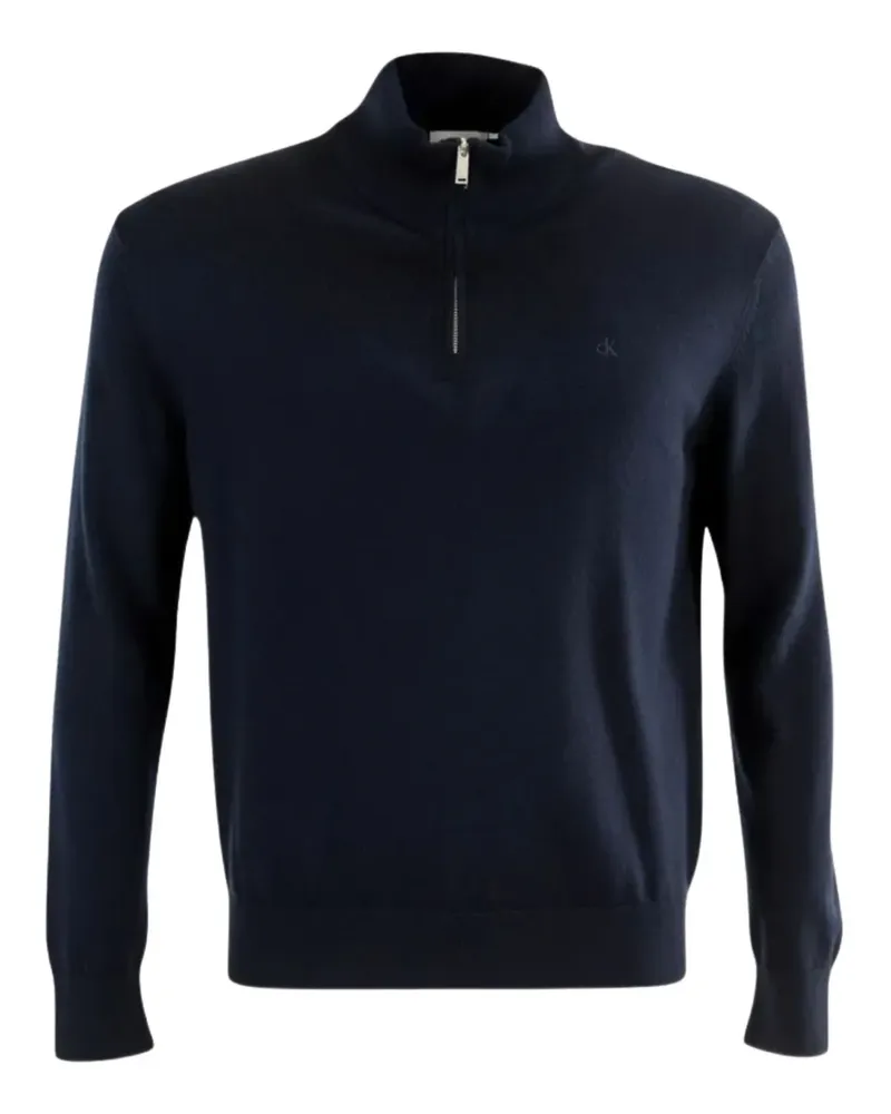 Calvin Klein turtleneck wool sweater - Blau Blau