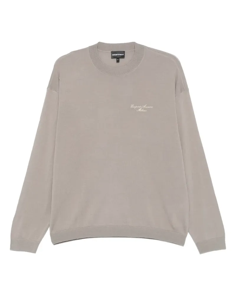 Emporio Armani Klassischer Pullover - Grau Grau