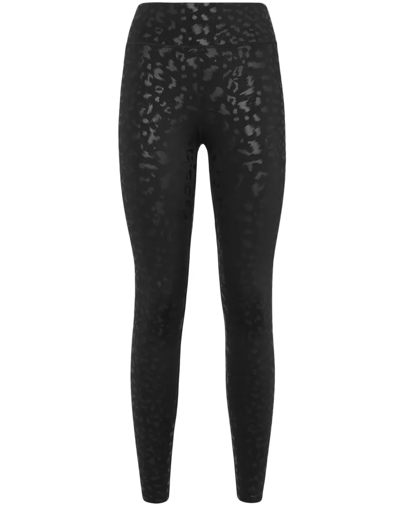 Philipp Plein Leggings mit Leoparden-Print - Schwarz Schwarz