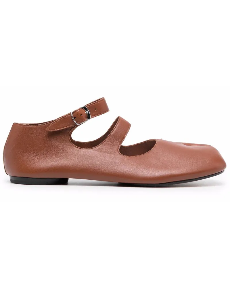 Maison Margiela Tabi Ballerinas - Braun Braun