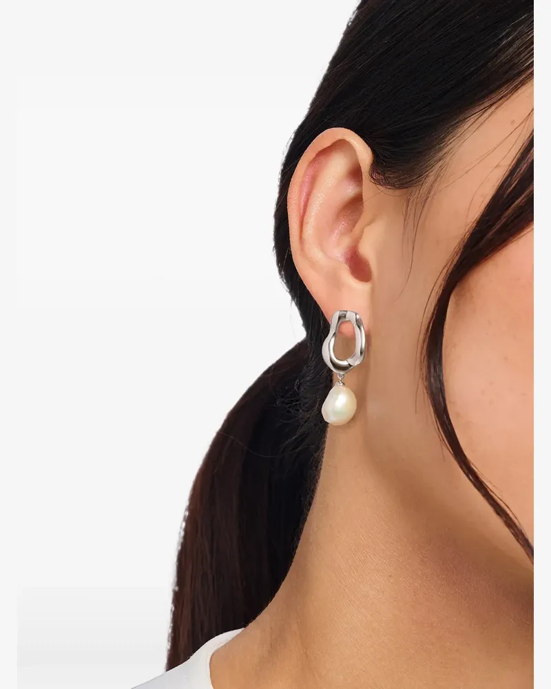 Thomas Sabo Natural Beauty Hängeohrringe mit Perlen - Silber Silber