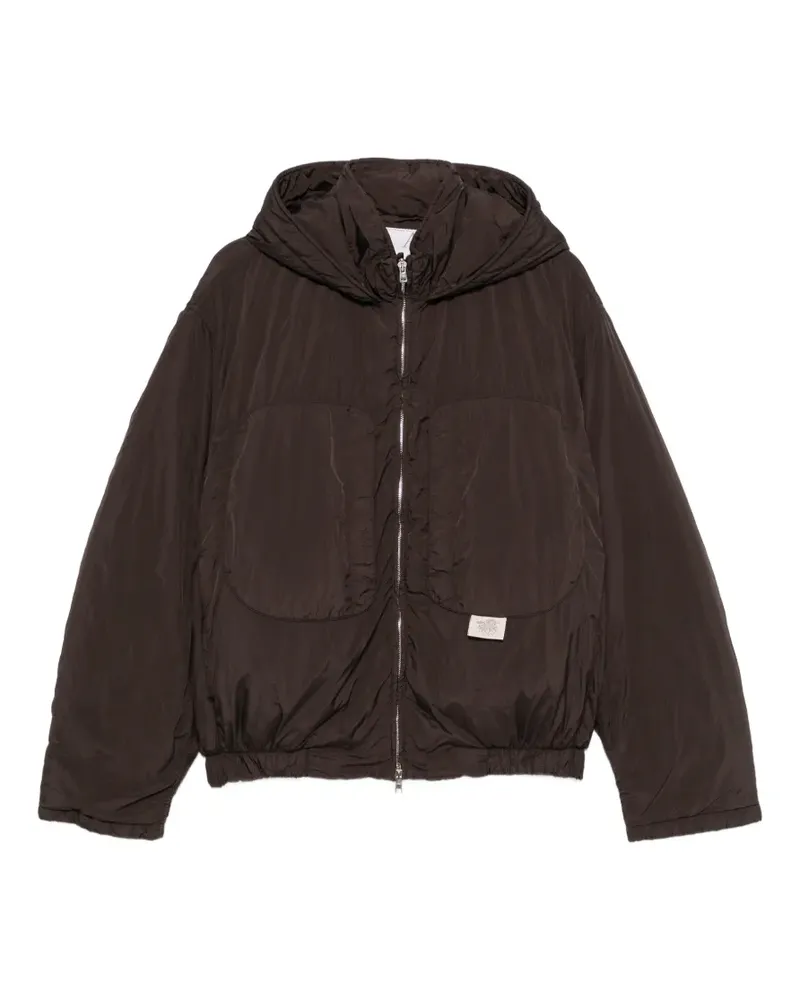 RANRA hooded zip-up jacket - Braun Braun