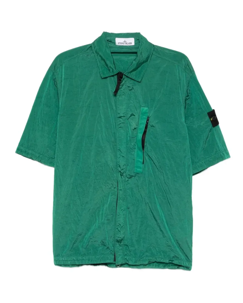 Stone Island short sleeve pocket shirt - Grün Grün