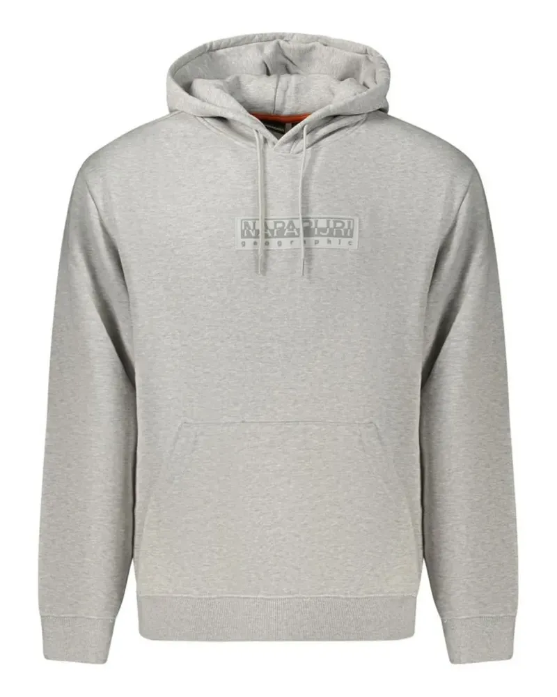 Napapijri Hoodie mit Logo-Print - Grau Grau