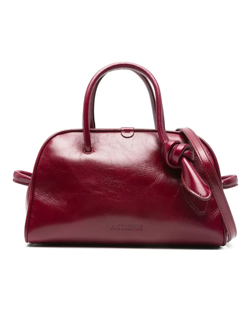 Jacquemus Geknotete Tasche mit Henkel - Rot Rot
