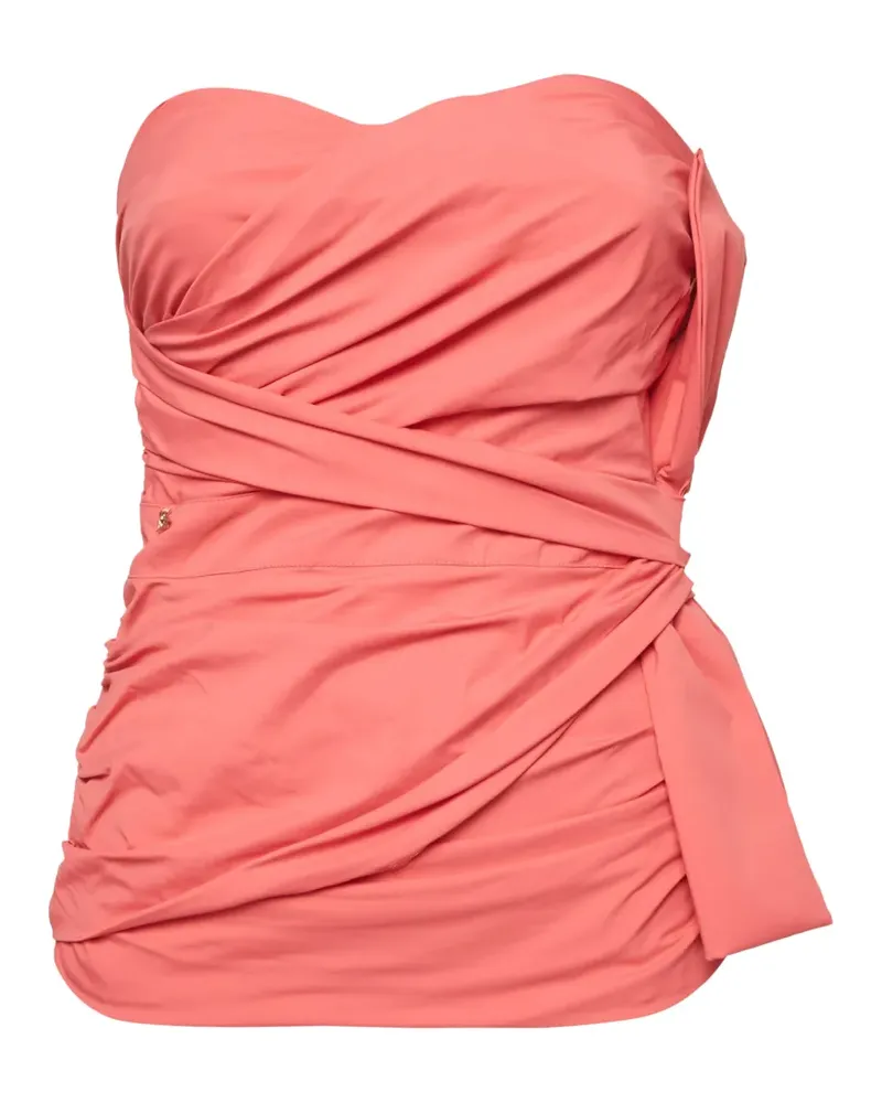 Elisabetta Franchi Trägerloses Top - Rosa Rosa