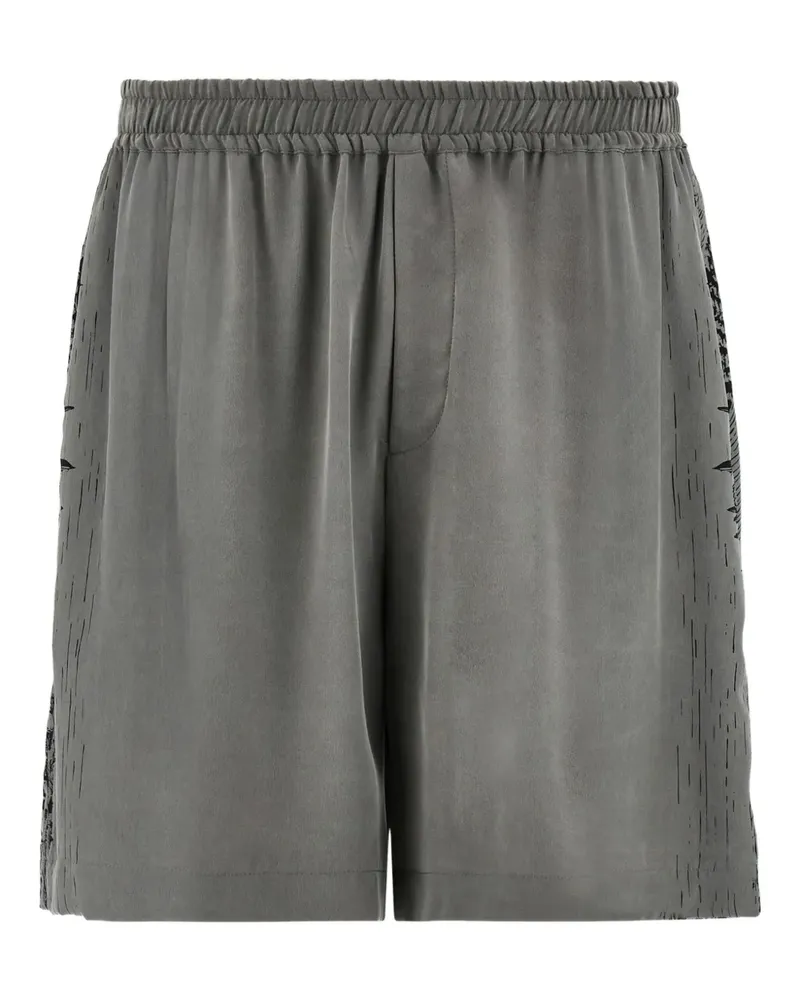 Ferragamo Bermudas aus Seide - Grau Grau
