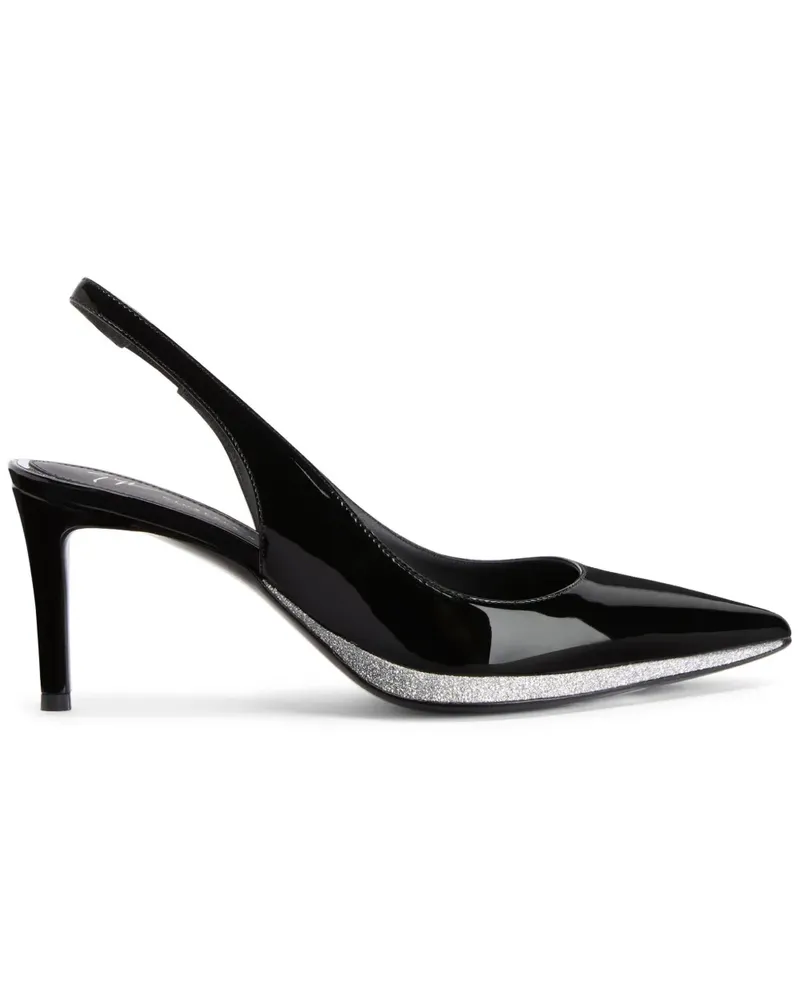 Giuseppe Zanotti Virgyn Slingback-Pumps 70mm - Schwarz Schwarz