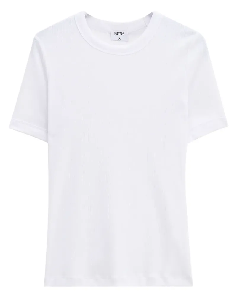 Filippa K Soft Rib T-Shirt - Weiß Weiß