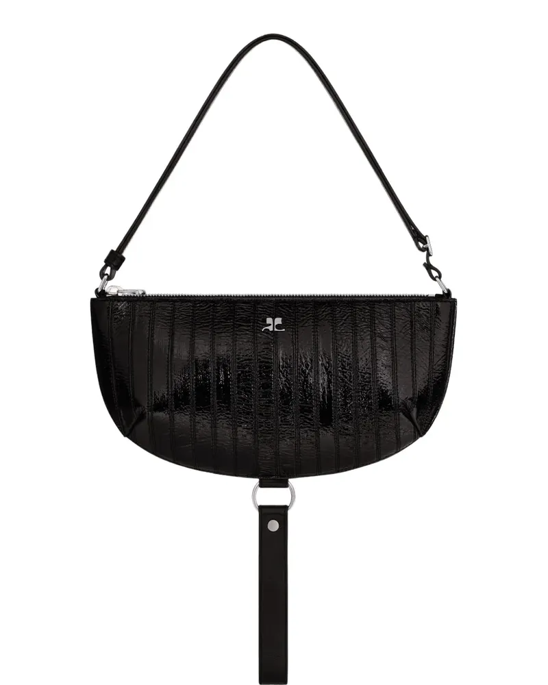 Courrèges Holy Eclipse Schultertasche - Schwarz Schwarz