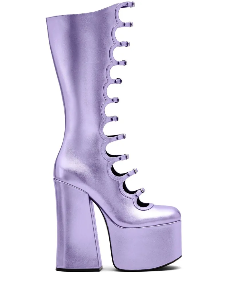Marc Jacobs The Metallic Kiki Stiefel - Violett Violett