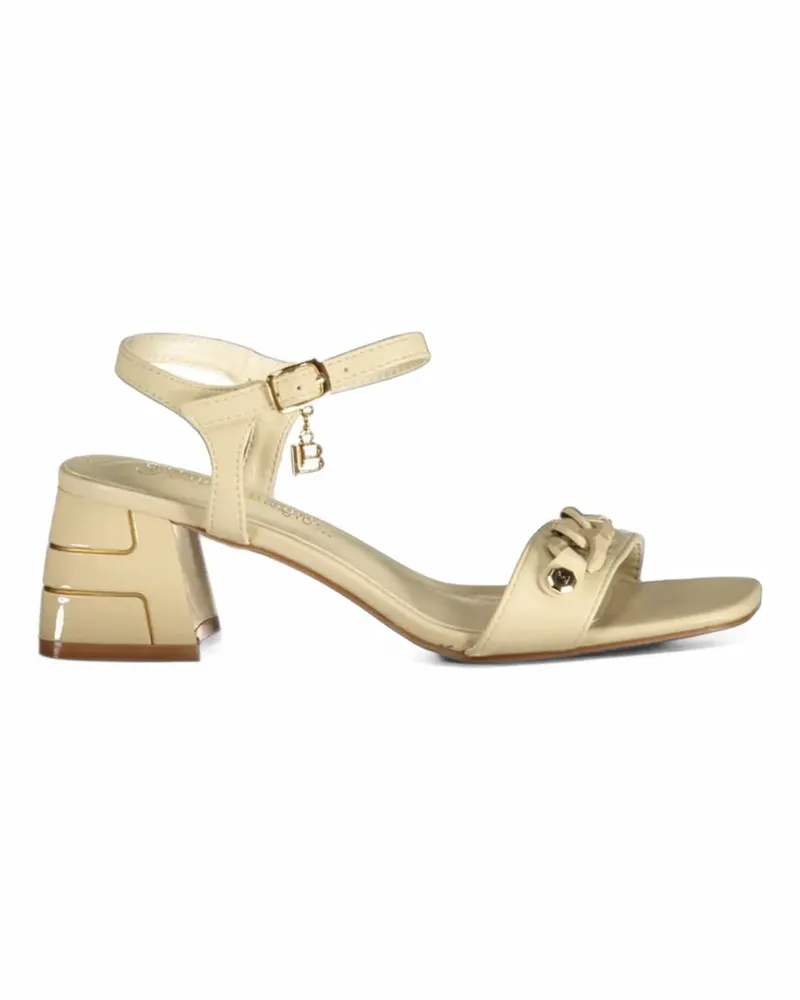 Laura Biagiotti chain-link buckle-fastening sandals - Nude Nude